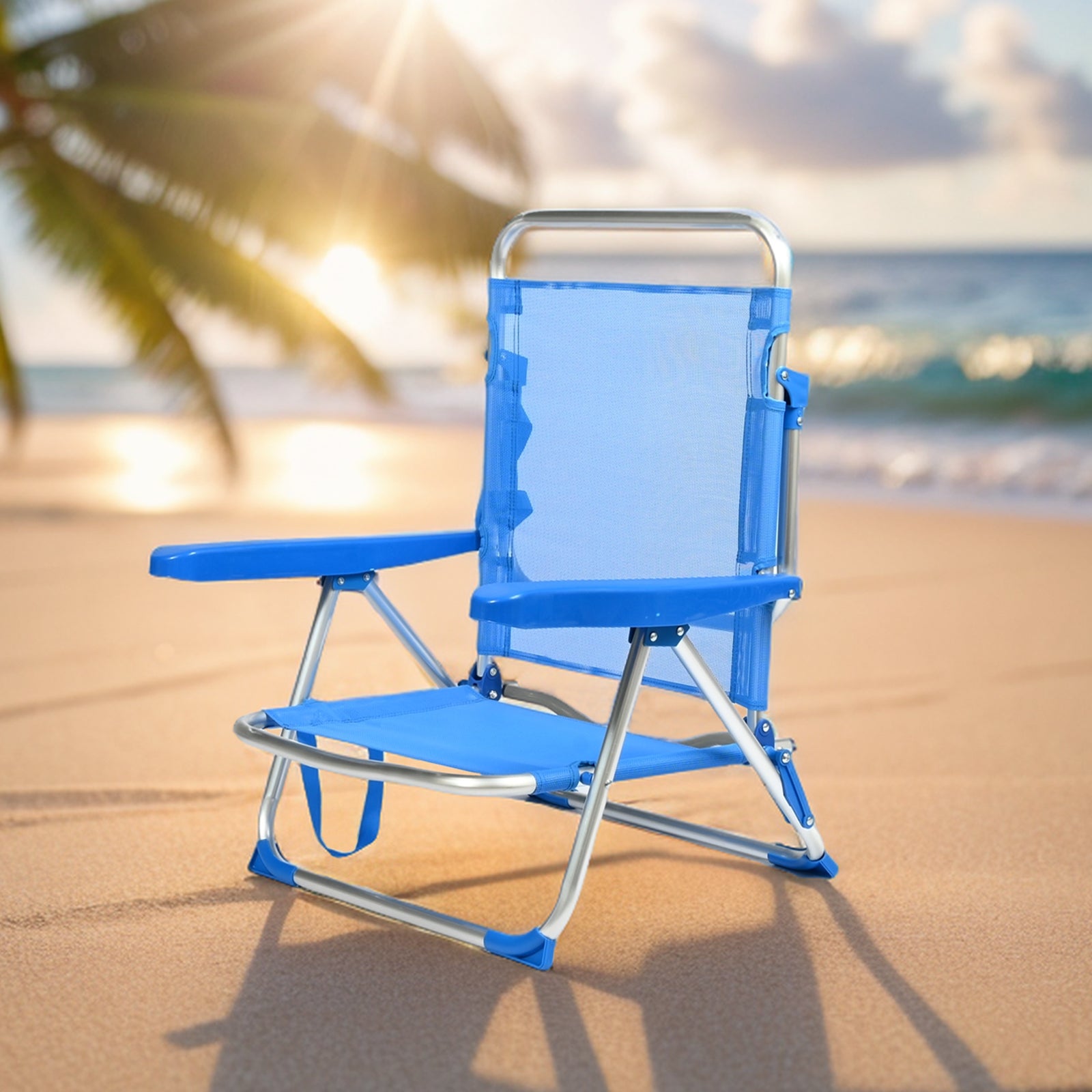 VC53876 5411 S7 STAR Silla de Playa Reclinable - Tamaño Grande61*65*21*74cm