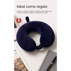 Almohada cervical en forma de U para viaje – Azul 55175Marino
