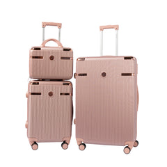 Juego de Maletas Texturizadas con Ruedas Giratorias – Set de 3 Piezas LG6160
