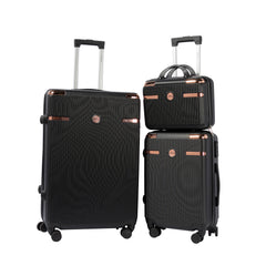 Juego de Maletas Texturizadas con Ruedas Giratorias – Set de 3 Piezas LG6160