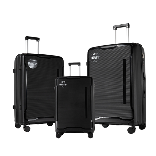 Juego de 3 Maletas Rígidas 20/24/28 pulgadas – Policarbonato, ABS y PP, Equipaje de Cabina con 4 Ruedas, Maletas de Moda Resistentes para Viajes LG5742