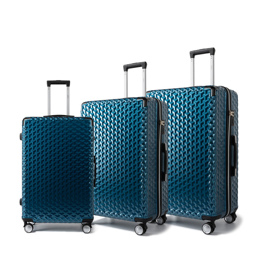 Conjunto de Equipaje de Viaje Elegante en Material PC – Set de 3 Piezas con Ruedas Giratorias (50.8 / 60.96 / 71.12 cm) LG6193 6194