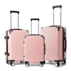 Conjunto de Equipaje de Viaje Elegante en Material PC – Set de 3 Piezas con Ruedas Giratorias (50.8 / 60.96 / 71.12 cm) LG6193 6194