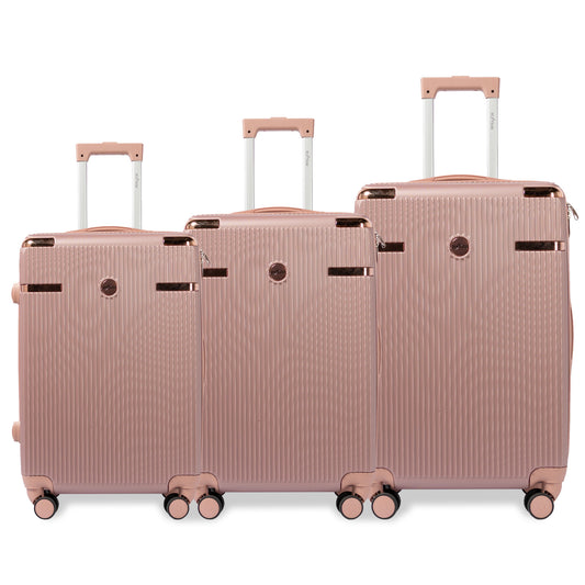 Juego de Viaje de 3 Piezas con Maletas y Bolsas Organizadoras LG60894 LG6090