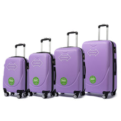 Juego de 4 Maletas de Viaje en Colores Modernos LG6080 LG6081