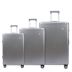 Set de 3 Maletas Expandibles de ABS + PC: Diseño Elegante, Función Expandible y Características de Durabilidad y Protección LG613