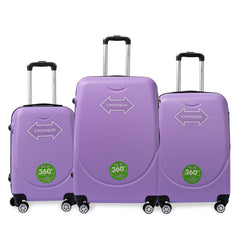 Juego de 3 Maletas de Viaje en Colores Modernos LG6079 LG6080