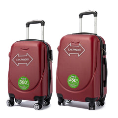 Juego de 2 Maletas de Viaje en Colores Modernos LG6082 LG6083