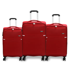 Juego de Maletas de Tela Expandibles con Ruedas Giratorias - 3 Piezas LG6132