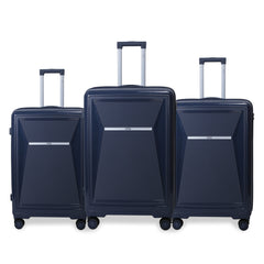 Juego de Maletas Ligeras con Diseño Geométrico – Set de 3 Piezas LG6170 LG6171