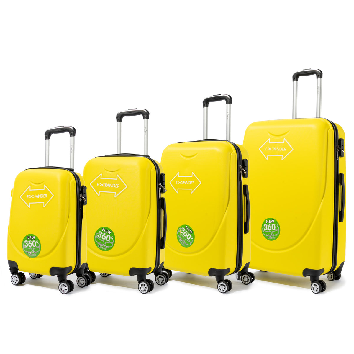 Juego de 4 Maletas de Viaje en Colores Modernos LG6080 LG6081