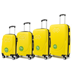 Juego de 4 Maletas de Viaje en Colores Modernos LG6080 LG6081