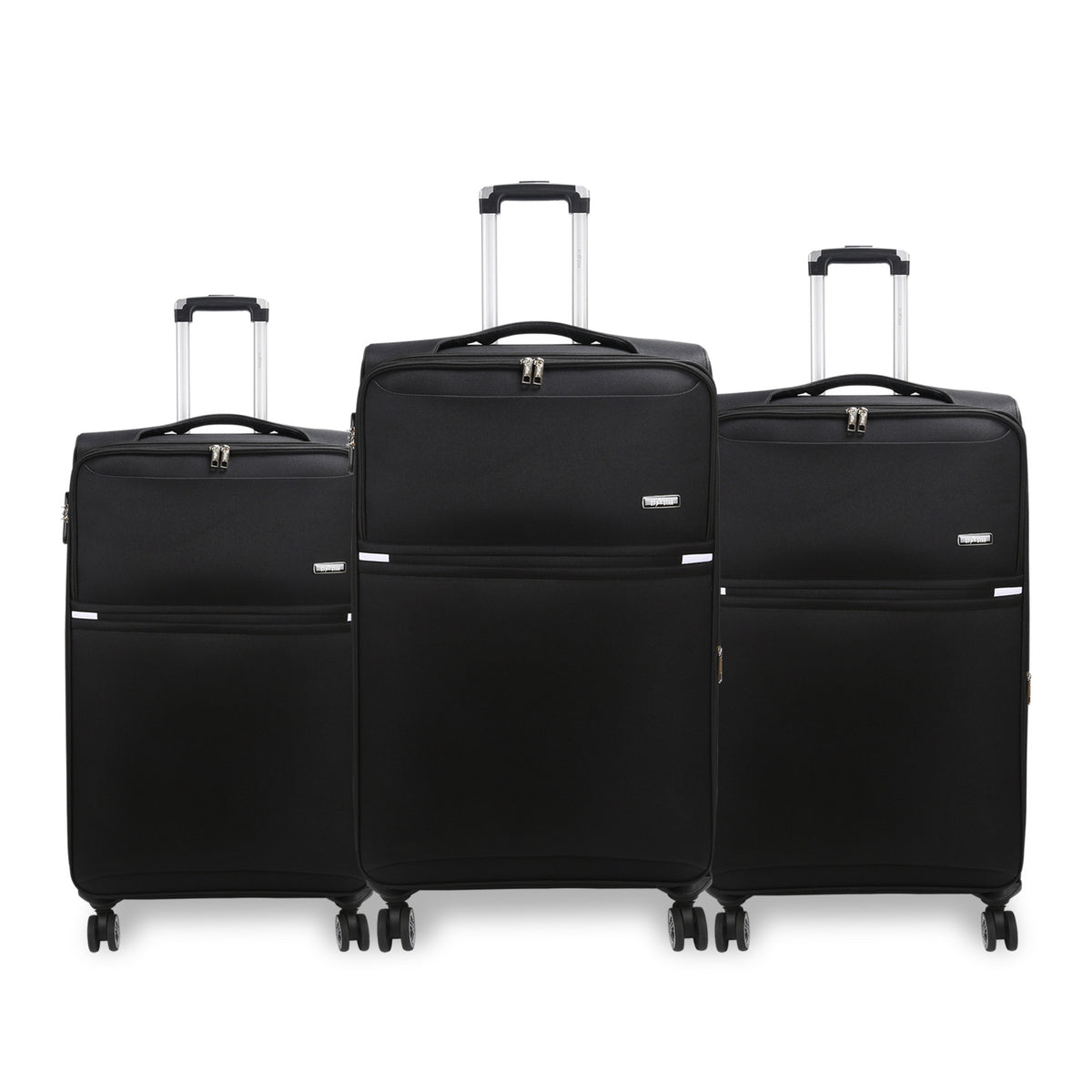 Juego de Maletas de Tela Expandibles con Ruedas Giratorias - 3 Piezas LG6132