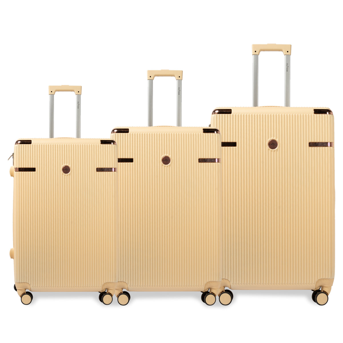 Juego de Viaje de 3 Piezas con Maletas y Bolsas Organizadoras LG60894 LG6090