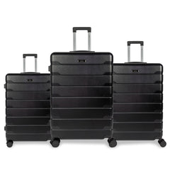 Juego de 3 Maletas de Viaje ABS con 4 Ruedas Giratorias y Cerradura de Combinación – Ligeras, Resistentes y Perfectas para Viajes LG6129