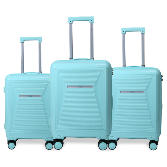 Juego de Maletas Ligeras con Diseño Geométrico – Set de 3 Piezas LG6170 LG6171