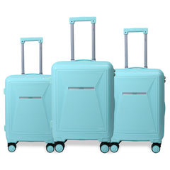 Juego de Maletas Ligeras con Diseño Geométrico – Set de 3 Piezas LG6170 LG6171