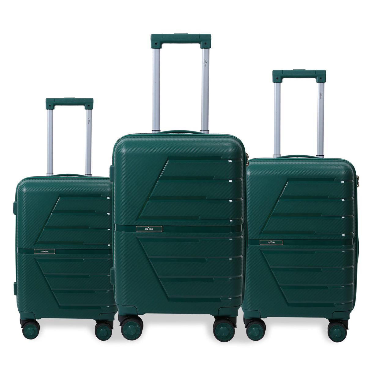 Juego de Maletas de Viaje – Set de 3 Piezas con Candado TSA y Ruedas 360° LG6174
