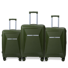 Juego de Maletas Ligeras con Diseño Geométrico – Set de 3 Piezas LG6170 LG6171