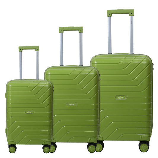 Juego de Maletas Rígidas con Diseño en V – Set de 3 Piezas LG6168 LG6169