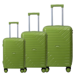 Juego de Maletas Rígidas con Diseño en V – Set de 3 Piezas LG6168 LG6169