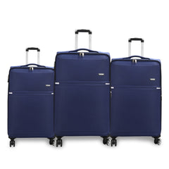 Juego de Maletas de Tela Expandibles con Ruedas Giratorias - 3 Piezas LG6132