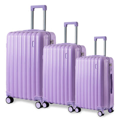 Juego de 3 Maletas Expandibles S7 STAR PC+ABS con Ruedas 360° Spinner, Colores Macaron LG6158 LG6161