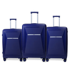 Juego de Maletas Ligeras con Diseño Geométrico – Set de 3 Piezas LG6170 LG6171