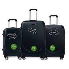 Juego de 3 Maletas de Viaje en Colores Modernos LG6079 LG6080