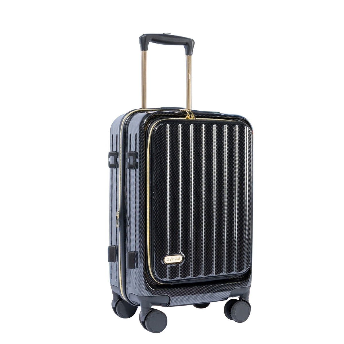 Maleta de Cabina 20 Pulgadas (55x37x23 cm), Expandible, ABS+PC, Equipaje de Mano Rígido y Ligero con 4 Ruedas Dobles Giratorias 360° y Cerradura TSA LG619