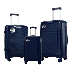 Juego de 3 Maletas Rígidas 20/24/28 pulgadas – Policarbonato, ABS y PP, Equipaje de Cabina con 4 Ruedas, Maletas de Moda Resistentes para Viajes LG5742