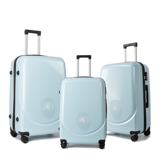 Maletas Premium de 20/24/28 Pulgadas, Rígidas ABS+PC, Resistentes a Arañazos e Impactos, Maletas de Viaje Ligeras con Ruedas LG6194 LG6195