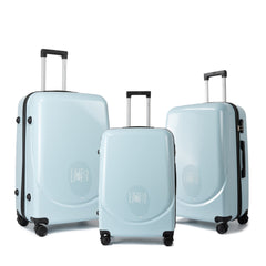 Maletas Premium de 20/24/28 Pulgadas, Rígidas ABS+PC, Resistentes a Arañazos e Impactos, Maletas de Viaje Ligeras con Ruedas LG6194 LG6195