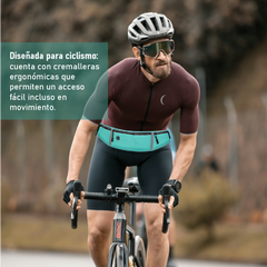 Riñonera deportiva negro / gris oscuro / azul cielo / rojo / verde menta / rosa TS61480
