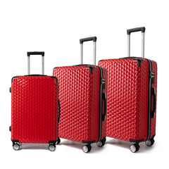 Conjunto de Equipaje de Viaje Elegante en Material PC – Set de 3 Piezas con Ruedas Giratorias (50.8 / 60.96 / 71.12 cm) LG6193 6194