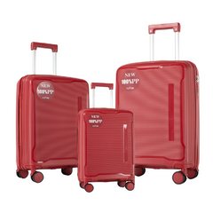 Juego de 3 Maletas Rígidas 20/24/28 pulgadas – Policarbonato, ABS y PP, Equipaje de Cabina con 4 Ruedas, Maletas de Moda Resistentes para Viajes LG5742