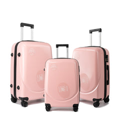 Maletas Premium de 20/24/28 Pulgadas, Rígidas ABS+PC, Resistentes a Arañazos e Impactos, Maletas de Viaje Ligeras con Ruedas LG6194 LG6195