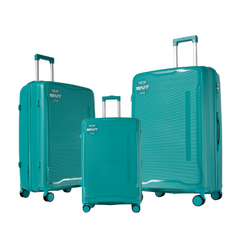Juego de 3 Maletas Rígidas 20/24/28 pulgadas – Policarbonato, ABS y PP, Equipaje de Cabina con 4 Ruedas, Maletas de Moda Resistentes para Viajes LG5742