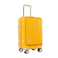 Maleta de Cabina 20 Pulgadas (55x37x23 cm), Expandible, ABS+PC, Equipaje de Mano Rígido y Ligero con 4 Ruedas Dobles Giratorias 360° y Cerradura TSA LG619