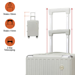 Set de 3 Maletas Expandibles de ABS + PC: Diseño Elegante, Función Expandible y Características de Durabilidad y Protección LG613