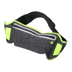 Riñonera deportiva TS61477 en colores negro / azul oscuro / fucsia / verde fluorescente / plateado / azul claro