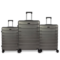 Juego de 3 Maletas de Viaje ABS con 4 Ruedas Giratorias y Cerradura de Combinación – Ligeras, Resistentes y Perfectas para Viajes LG6129