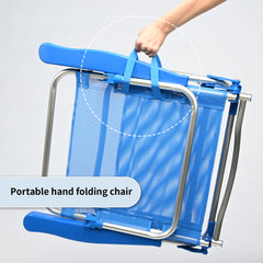 Silla de Playa Reclinable - Tamaño Grande 61*65*21*74cm VC53876 5411