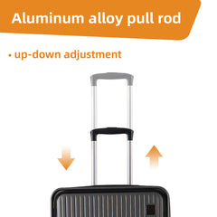 Set de 3 Maletas Premium de Cabina con Apertura Frontal, Cuerpo de ABS, Ruedas Giratorias, Cierre Seguro LG6178 LG61779