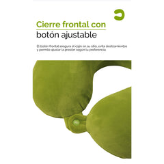 Almohada cervical en forma de U para viaje – Verde Hierba 53018