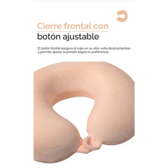 Almohada cervical en forma de U para viaje - Color Carne 53021