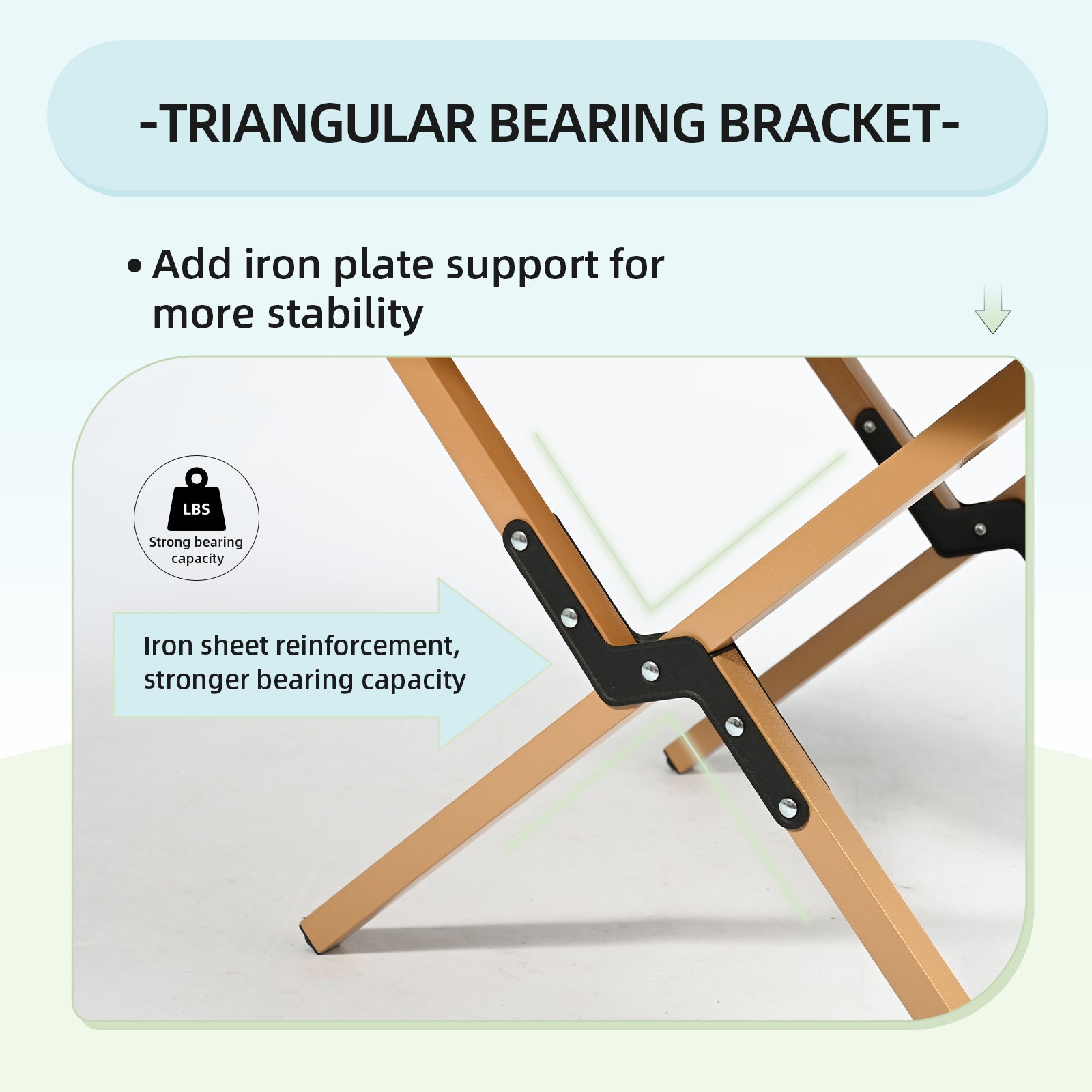 VC53912 Mesa Plegable de Camping de Aluminio Color Madera Grande (116×60×41cm)