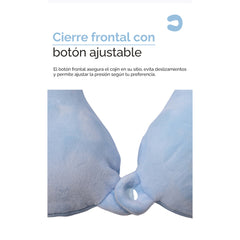 Almohada cervical en forma de U para viaje – Azul 55181 Cielo