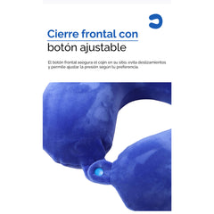 Almohada cervical en forma de U para viaje – Azul Real 53020