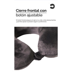 Almohada cervical en forma de U para viaje – Negro 55174